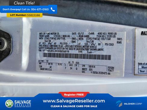 Used 2012 Ford E-250 and Econoline 250 w/ PWR Group RWD image 16
