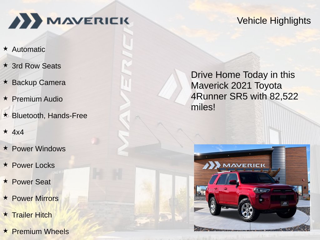 Used 2021 Toyota 4Runner SR5 AWD/4WD image 5