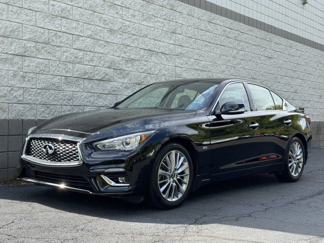 Used 2019 INFINITI Q50 Luxe w/ Essential Package (3.0T Luxe) RWD image 1