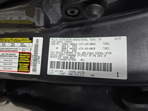 Certified 2026 Toyota Sequoia 1794 Edition w/ TRD Off-Road Package AWD/4WD image 41