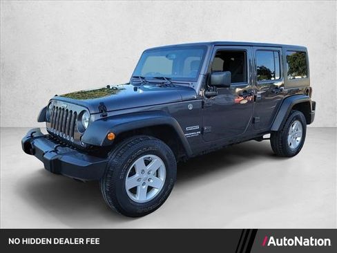 Used 2017 Jeep Wrangler Unlimited Sport w/ Quick Order Package 24S AWD/4WD image 1