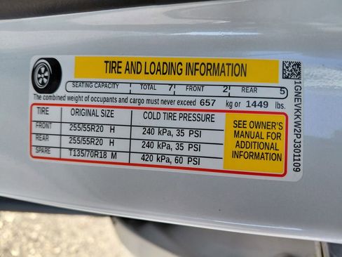 Used 2023 Chevrolet Traverse Premier w/ LPO, Floor Liner Package AWD/4WD image 4