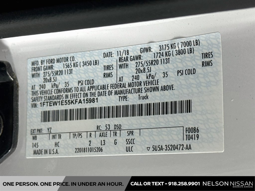 Used 2019 Ford F150 Lariat AWD/4WD image 31