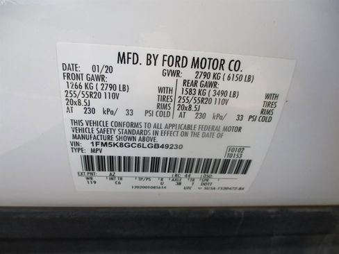 Used 2020 Ford Explorer ST w/ Premium Technology Package image 16