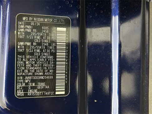 Used 2024 Nissan Rogue Platinum w/ Platinum Premium Package image 36