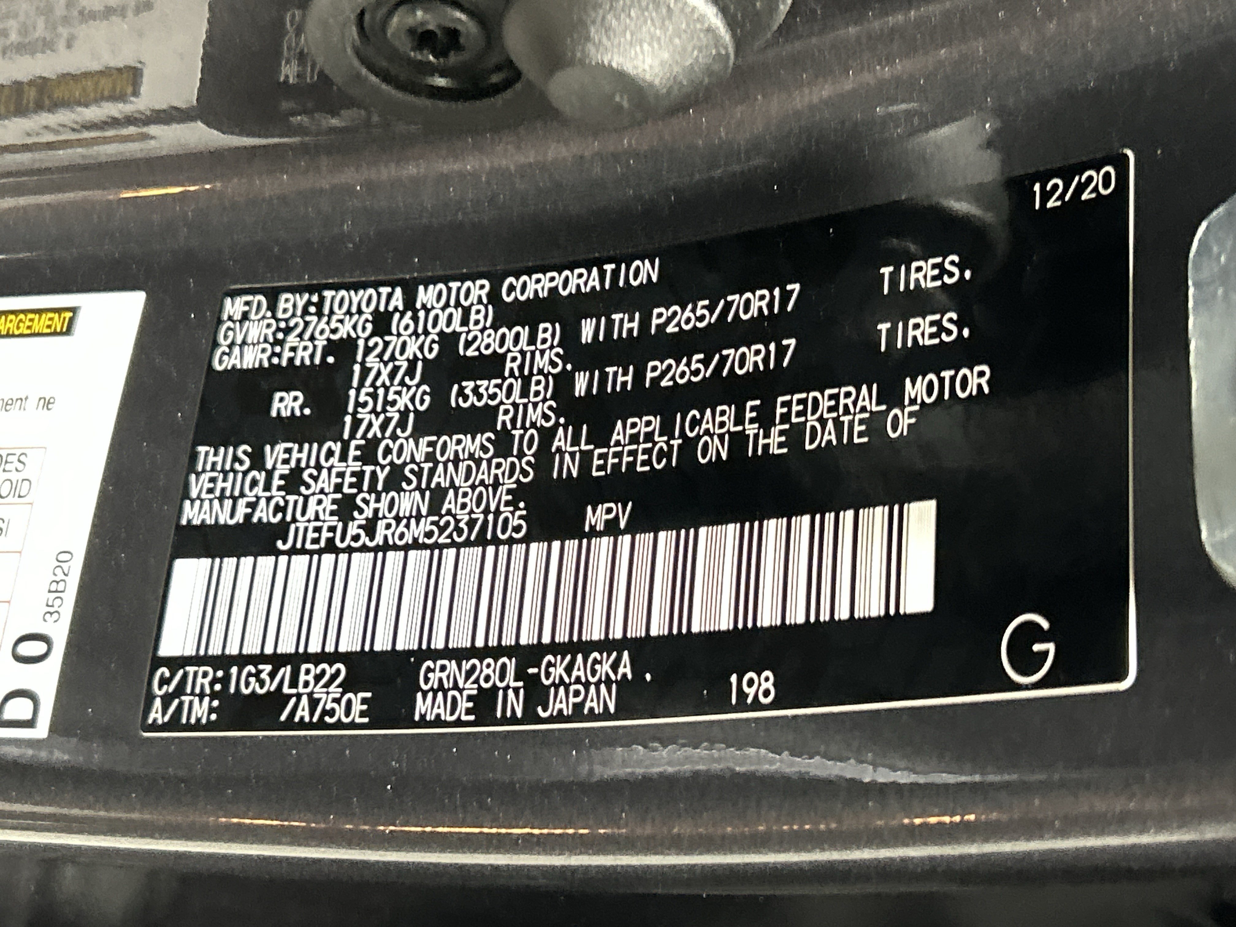 Used 2021 Toyota 4Runner SR5 Premium w/ Moonroof Package RWD image 34