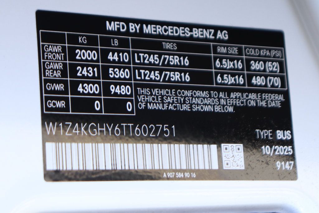 Used 2026 Mercedes-Benz Sprinter 2500 image 48