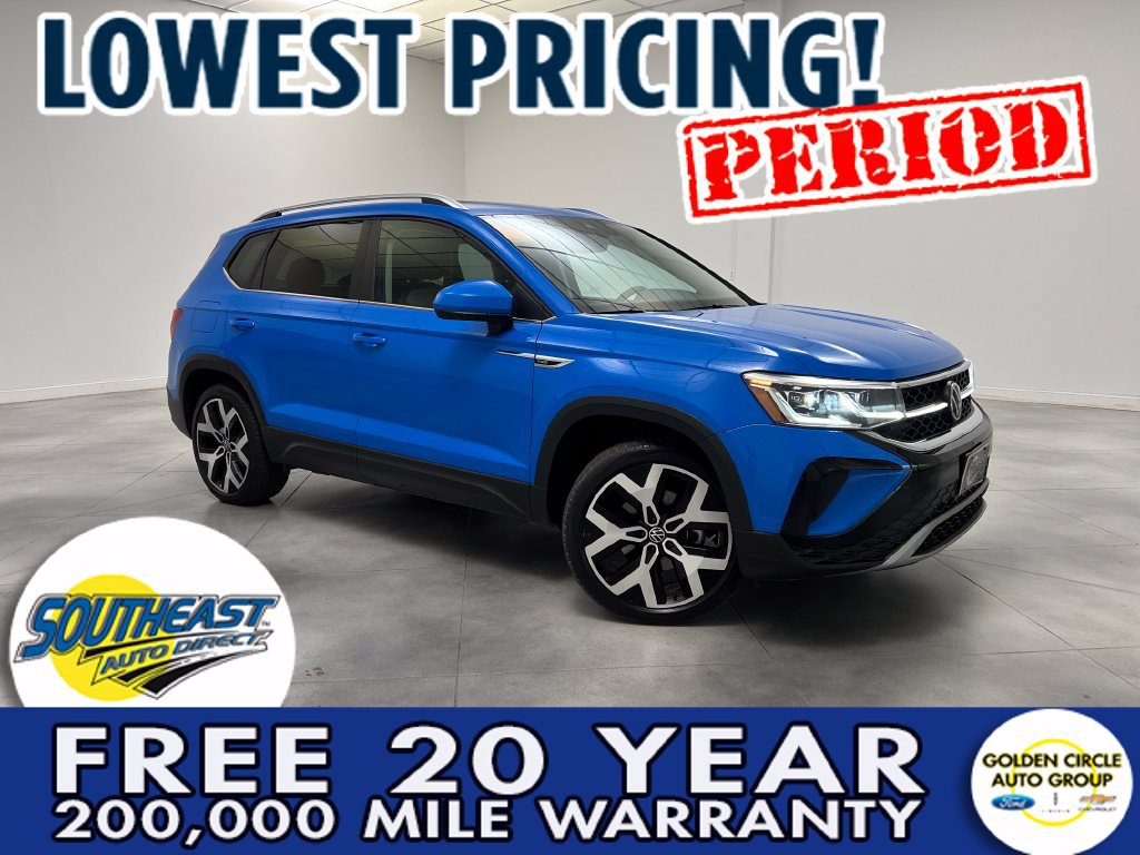 Used 2022 Volkswagen Taos SEL w/ Panoramic Sunroof Package AWD/4WD 360° Tour