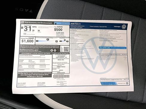 New 2026 Volkswagen Taos S image 33