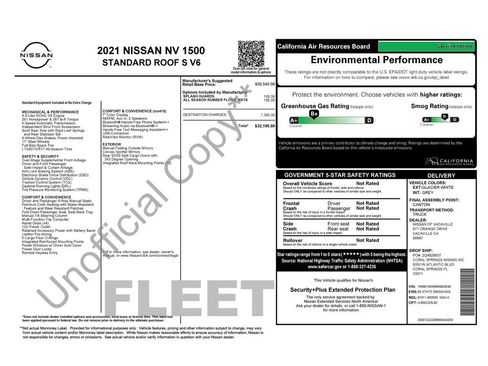 Used 2021 Nissan NV 1500 S image 8