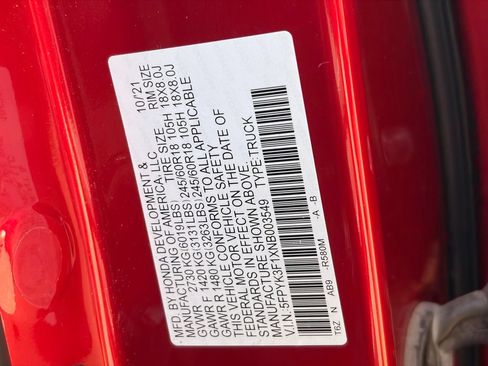 Used 2022 Honda Ridgeline Sport image 33