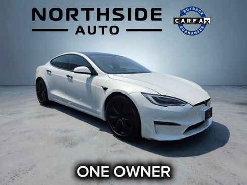 Used 2021 Tesla Model S Plaid AWD/4WD image 1