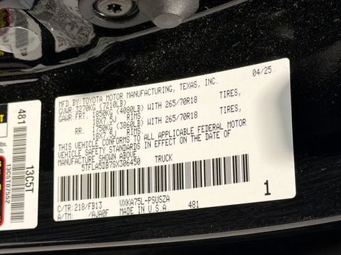 Certified 2025 Toyota Tundra SR5 AWD/4WD image 22