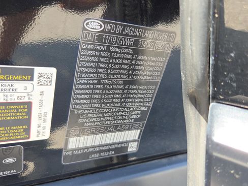 Used 2020 Land Rover Range Rover AWD/4WD image 16