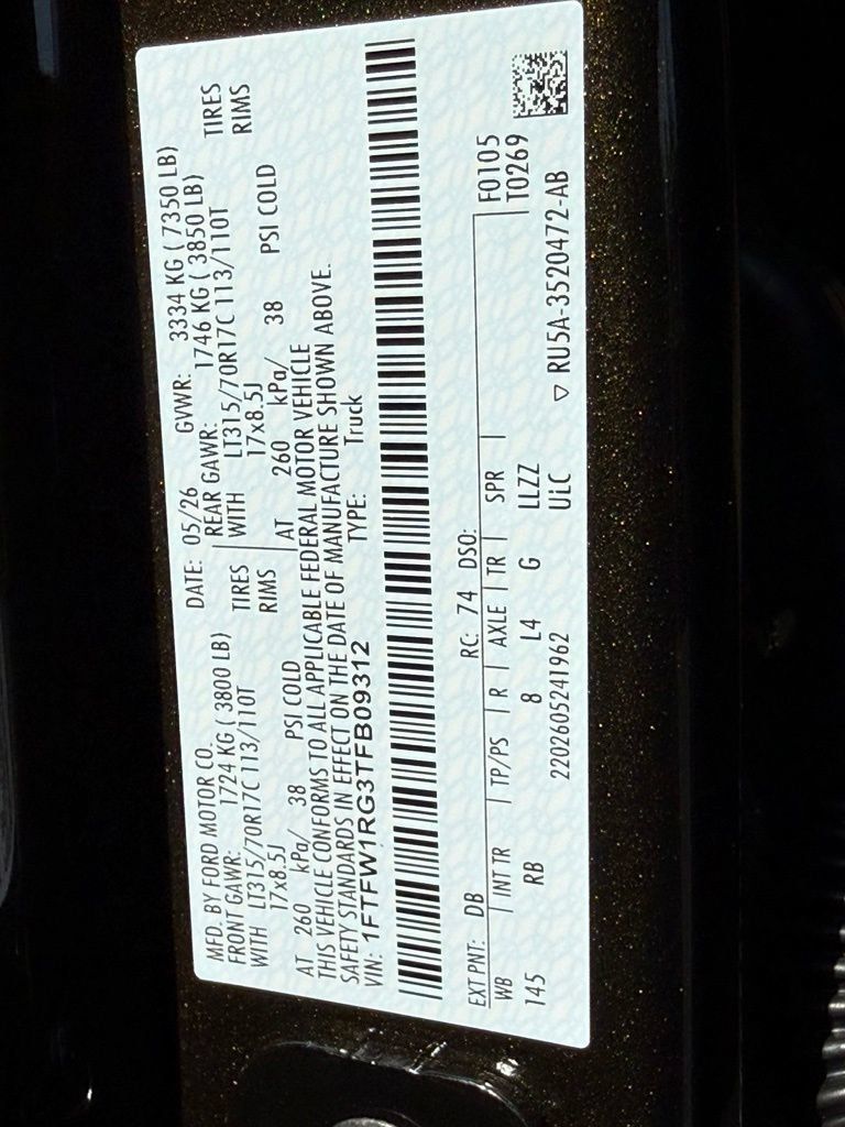New 2026 Ford F150 Raptor AWD/4WD image 50
