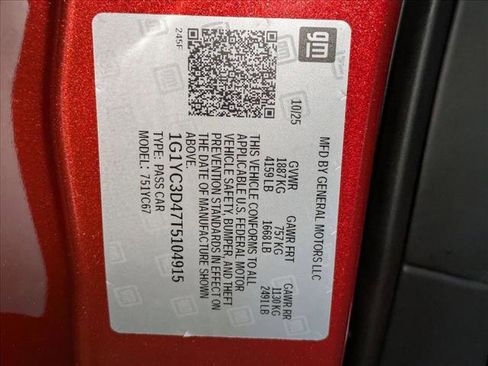 Used 2026 Chevrolet Corvette Stingray Premium Conv w/ Z51 Performance Package image 22