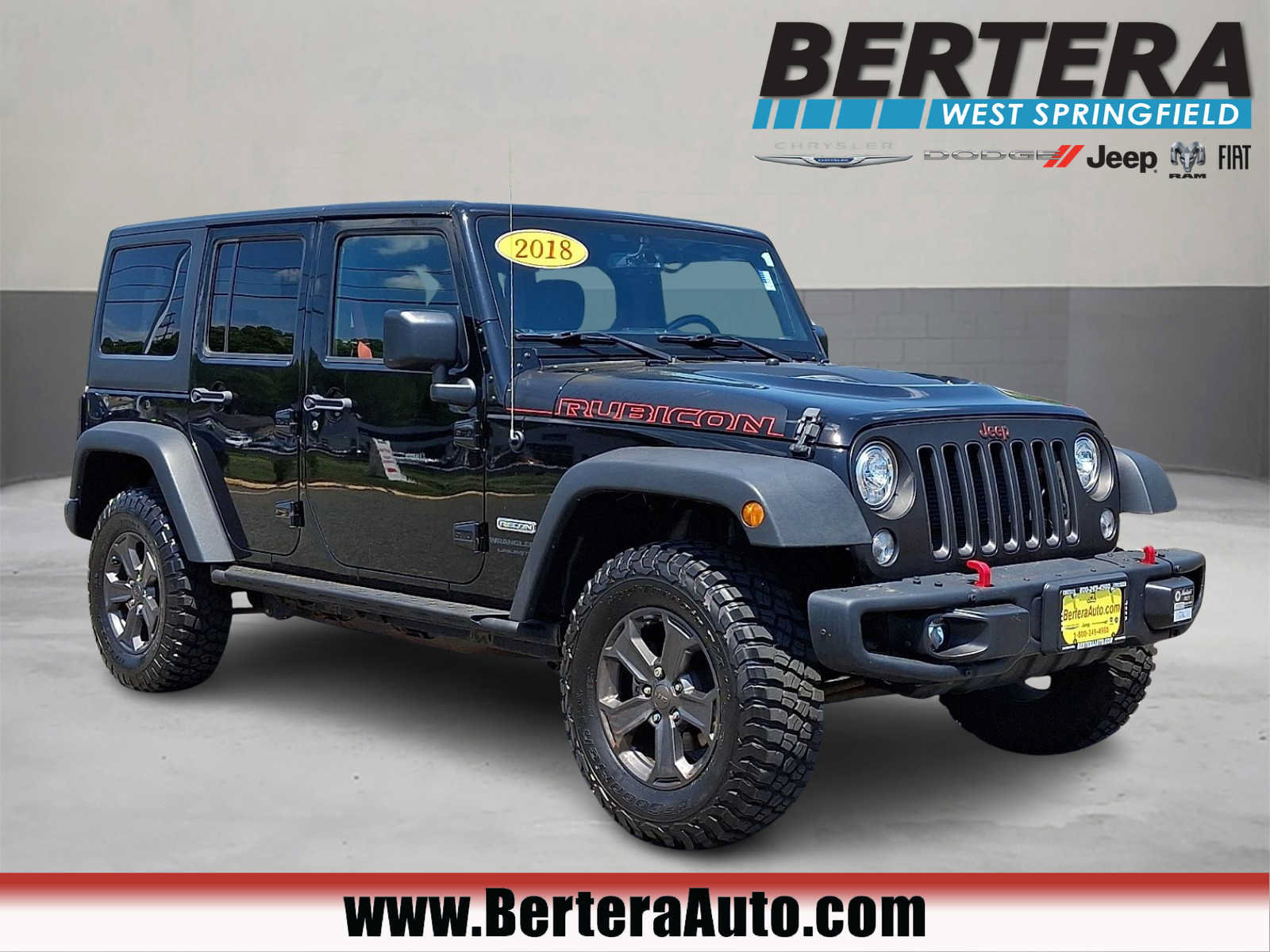 Certified 2018 Jeep Wrangler Unlimited Rubicon AWD/4WD image 1