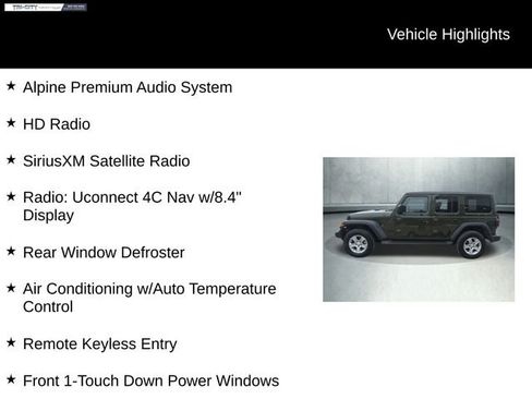 Used 2022 Jeep Wrangler Unlimited Sport S w/ Sun And Sound Package image 20