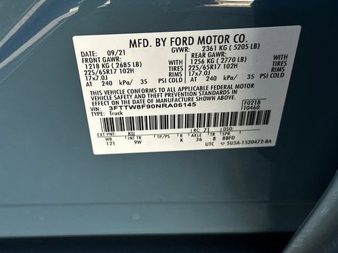 Used 2022 Ford Maverick XL w/ Equipment Group 100A Standard AWD/4WD image 26