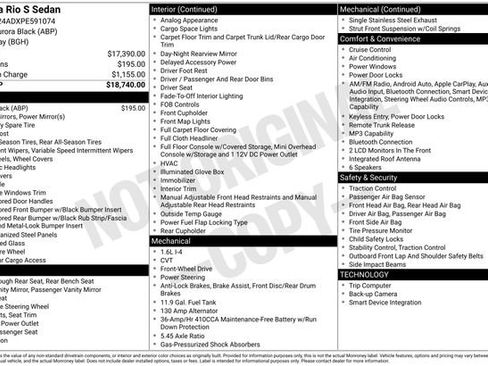 Used 2023 Kia Rio S image 4