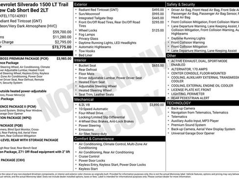 New 2026 Chevrolet Silverado 1500 LT Trail Boss w/ LT Trail Boss Premium Package image 24