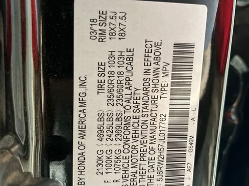 Used 2018 Honda CR-V EX image 80