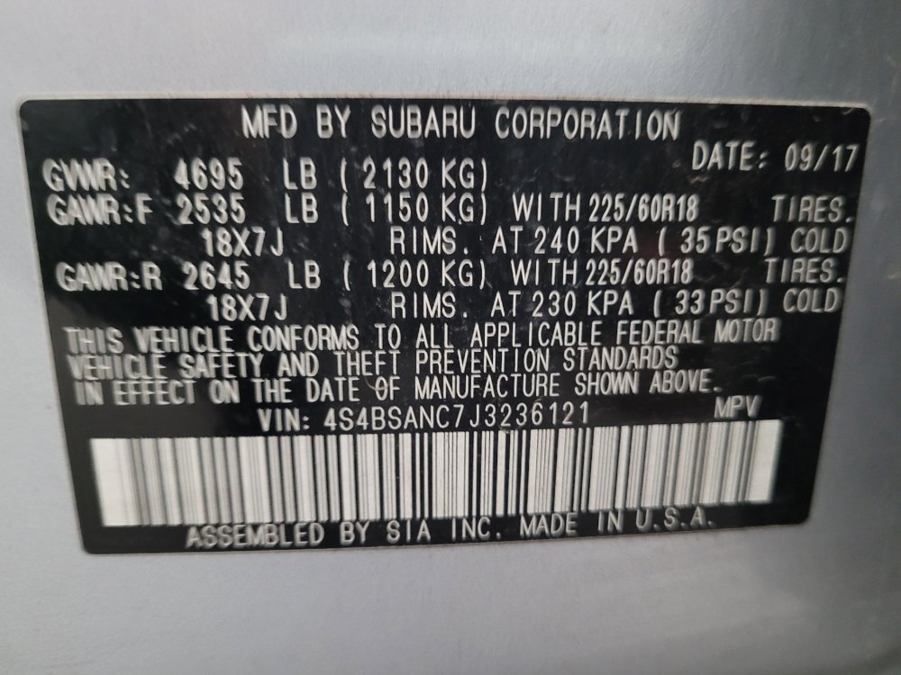 Used 2018 Subaru Outback 2.5i Limited AWD/4WD image 33