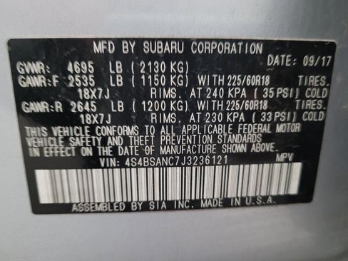Used 2018 Subaru Outback 2.5i Limited AWD/4WD image 33