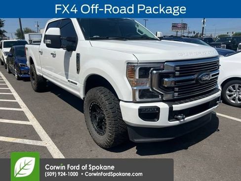 Used 2021 Ford F350 Limited AWD/4WD image 7