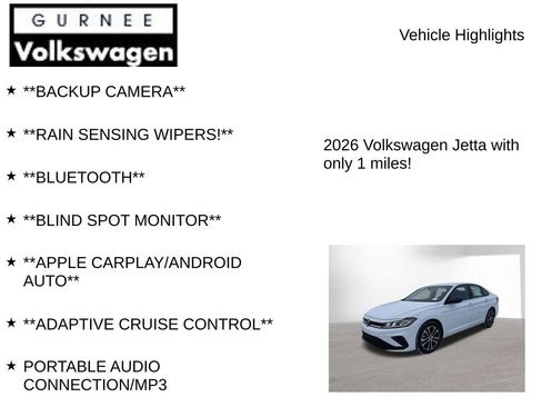 New 2026 Volkswagen Jetta Sport image 8