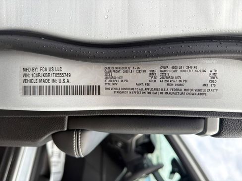 New 2026 Jeep Grand Cherokee L Limited w/ Limited Altitude Package image 30