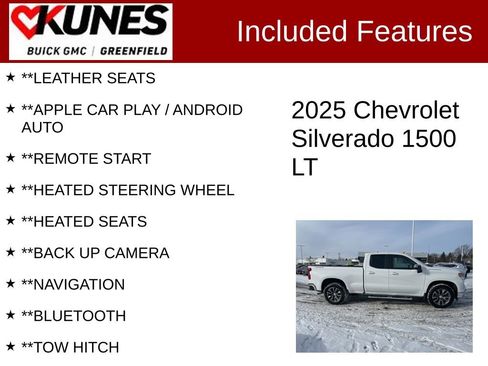 Used 2025 Chevrolet Silverado 1500 LT w/ Leather Package image 2