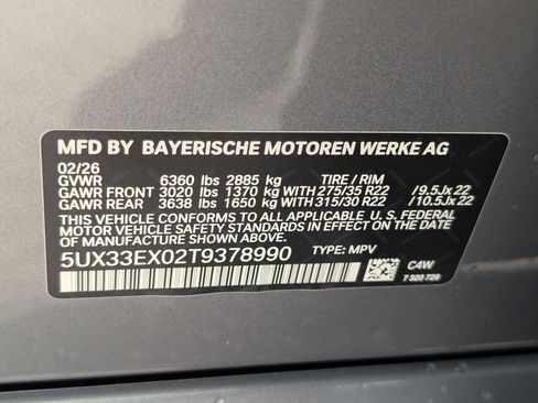 New 2026 BMW X6 xDrive40i image 22