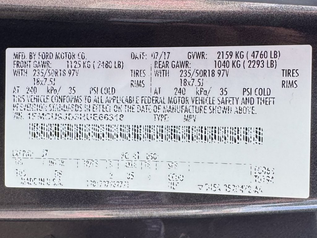 Used 2017 Ford Escape Titanium AWD/4WD image 13