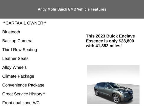 Used 2023 Buick Enclave Essence FWD image 4