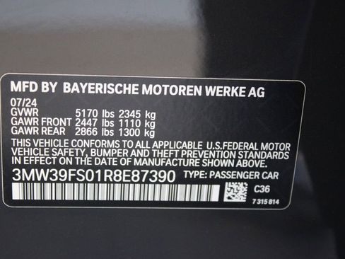 Used 2024 BMW 330e xDrive w/ M Sport Package AWD/4WD image 31