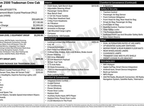 New 2026 RAM 2500 Tradesman AWD/4WD image 28