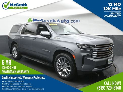 Used 2021 Chevrolet Suburban High Country image 1