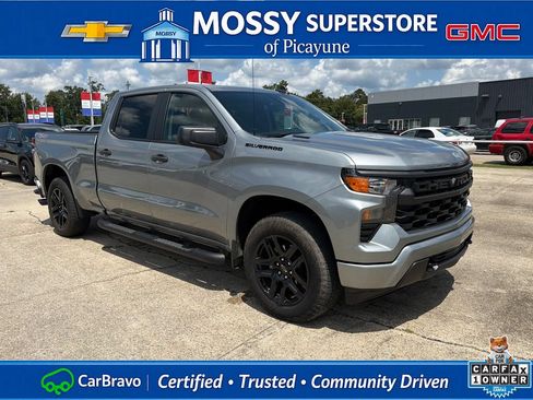 Certified 2025 Chevrolet Silverado 1500 Custom w/ Turbomax Blackout Package AWD/4WD image 10