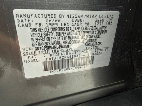 Used 2022 Nissan Kicks S FWD image 52