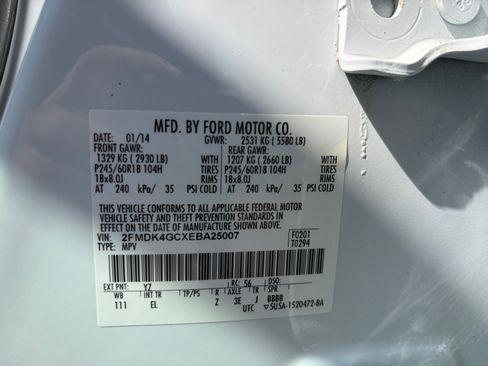 Used 2014 Ford Edge SE w/ Equipment Group 101A AWD/4WD image 34