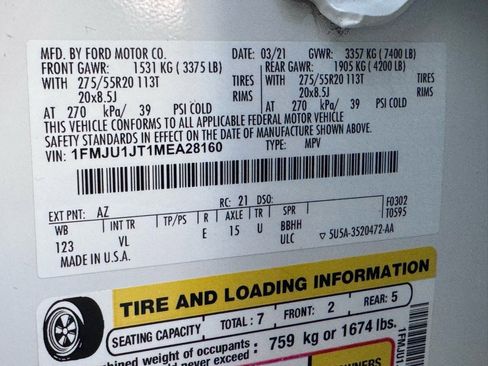 Used 2021 Ford Expedition XLT image 51