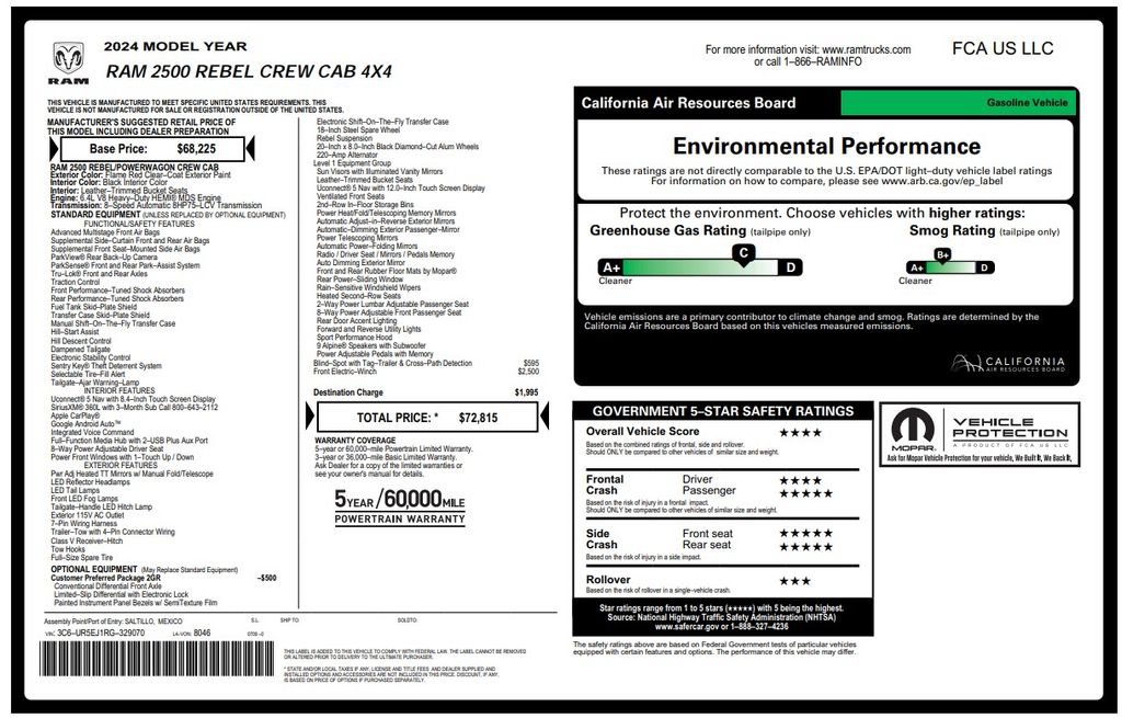 Certified 2024 RAM 2500 Rebel AWD/4WD image 3