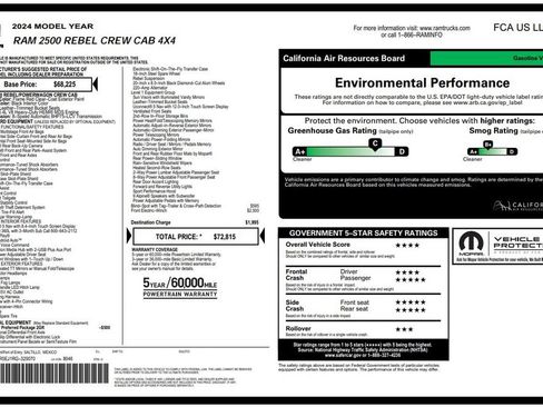 Certified 2024 RAM 2500 Rebel AWD/4WD image 3