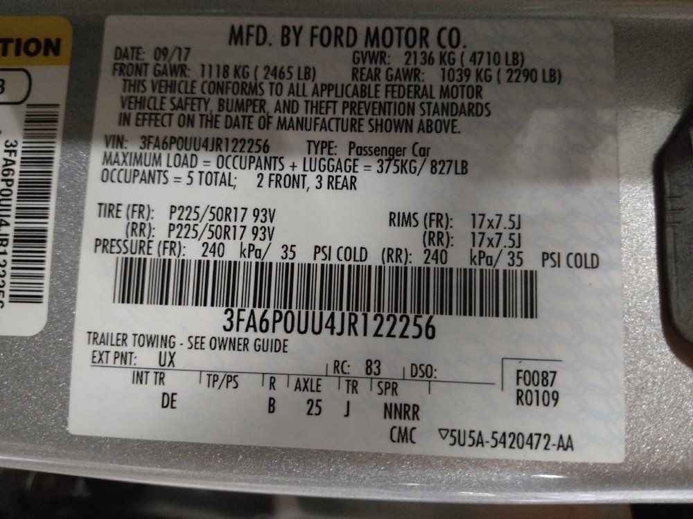 Used 2018 Ford Fusion S FWD image 33
