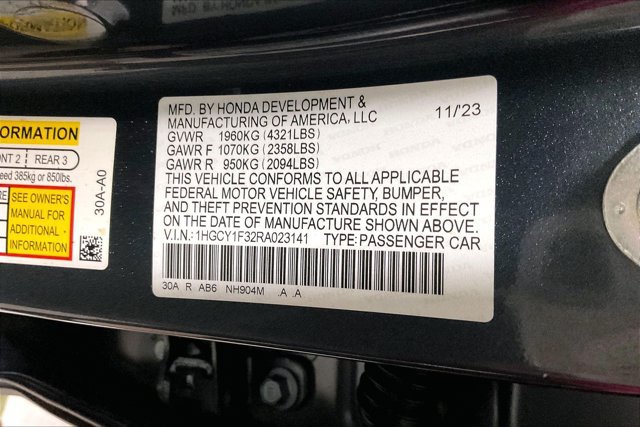 Used 2024 Honda Accord EX image 43
