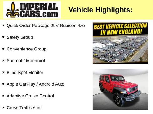 Used 2025 Jeep Wrangler Unlimited Rubicon 4xe w/ Safety Group AWD/4WD image 3