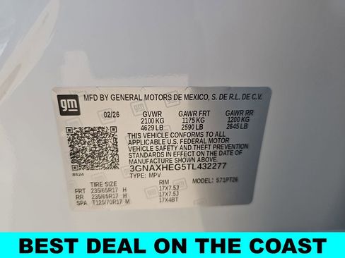 New 2026 Chevrolet Equinox LT w/ Safety and Technology Package FWD image 42