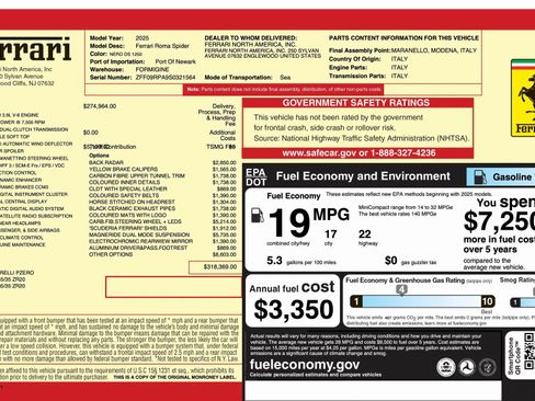 Certified 2025 Ferrari Roma Base image 27