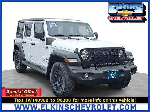 Used 2018 Jeep Wrangler Unlimited Sport AWD/4WD image 1